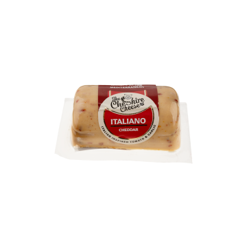 Сир твердий з коров'ячого молока Італьяно з томатом та часником 145г, Cheshire Cheese
