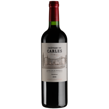 Вино Chateau De Carles Chateau De Carles / Шато Де Карль 2016, червоне сухе, 0.75 л