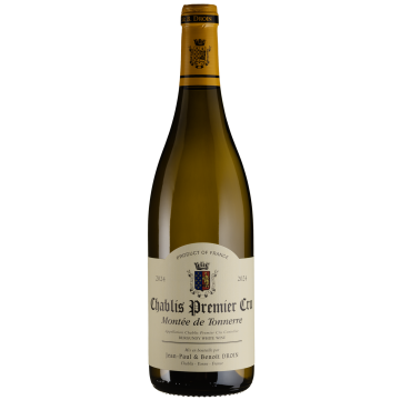 Вино Jean-Paul & Benoit Droin Chablis Premier Cru Montee de Tonnerre / Шаблі Монте де Тонере 2024, біле сухе, 0.75 л