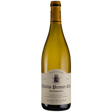 Вино Jean-Paul & Benoit Droin Chablis Montmains / Шаблі Монмен 2024, біле сухе, 0.75 л