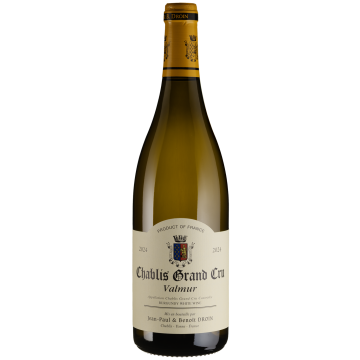 Вино Jean-Paul & Benoit Droin Chablis Valmur / Шаблі Вальмюр 2024, біле сухе, 0.75 л