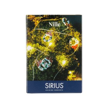 Гірлянда світлодіодна 10 LED Різдвяні віночки Нілле 90см, Sirius