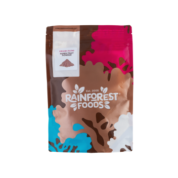 Суміш порошків асаї, ацероли, баобаба, лукуми органічна 100г, Rainforest Foods