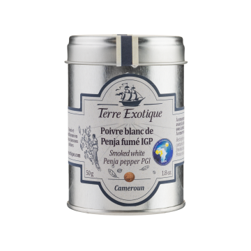 Перець білий копчений з Пенджі (Камерун) 50г, Terre Exotique