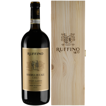 Вино Ruffino Riserva Ducale Oro Chianti Classico Riserva Gran Selezione / Різерва Дукалє Оро Кьянті Классіко Різерва Гран Селезьйон 2020, червоне сухе, 1.5 л