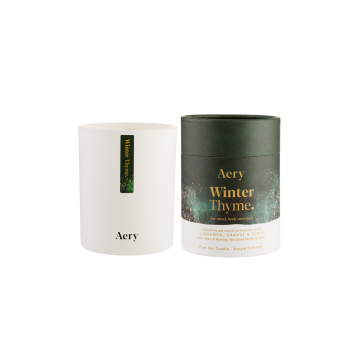 Свічка ароматична "Зимовий чебрець" 200г Christmas, Aery Living