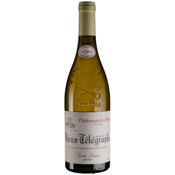 Вино Vieux Telegraphe Chateauneuf-du-Pape Domaine du Vieux Telegraphe Blanc / Шатоньоф-дю-Пап Домен дю Вью Телеграф Блан 2024, біле сухе, 0.75 л