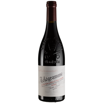 Вино Vieux Telegraphe Chateauneuf-du-Pape Telegramme / Шатоньоф-дю-Пап Телеграм 2023, червоне сухе, 0.75 л