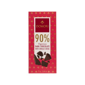 Шоколад темний 90% 75г, Domori