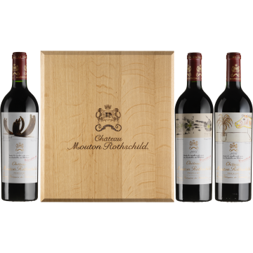 Вино Chateau Mouton Rothschild Chateau Mouton Rothschild 2005+2006+2007 3*0,750 / Шато Мутон Ротшильд 2005+2006+2007, 2.25 л