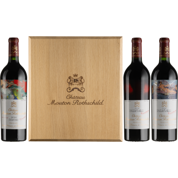 Вино Chateau Mouton Rothschild Chateau Mouton Rothschild 2009+2010+2015 3*0,750 / Шато Мутон Ротшильд 2009+2010+2015, 2.25 л