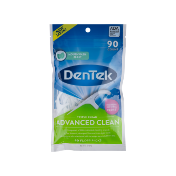 Флос-зубочистки Потрійне очищення Triple Clean 90шт, DenTek