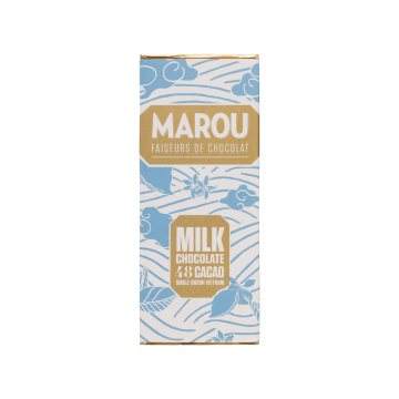 Шоколад молочний 48% 24г, Marou