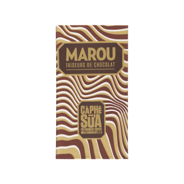 Шоколад молочний 44% з кавою 80г, Marou