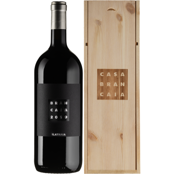 Вино Brancaia Ilatraia, wooden box / Ілатрая, дерев'яна коробка 2019, червоне сухе, 1.5 л