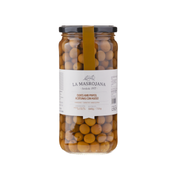 Оливки з кісточкою Арбекіна 720г, La Masrojana