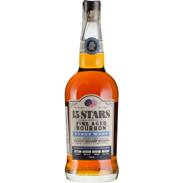 Бурбон 15 Stars First West Bourbon, 0.75 л