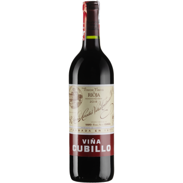 Вино Vina Cubillo Tinto Crianza / Тінто Кріанза 2018, червоне сухе, 0.75 л
