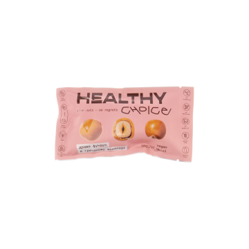 Драже фундук в гречаній глазурі 50г, Healthy Choice