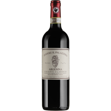 Вино Il Palazzino Chianti Classico Аrgenina Gran Selezione Gaiole / К'янті Клаcсіко Арженіна Гран Селезіоне Гайоле 2021, червоне сухе, 0.75 л