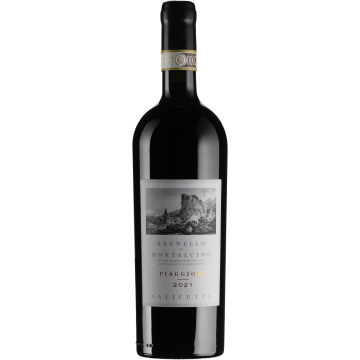 Вино Salicutti Brunello di Montalcino "Piaggione" / Брунелло ді Монтальчіно "П'яджоне" 2021, червоне сухе, 0.75 л