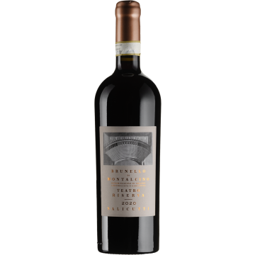 Вино Salicutti Brunello di Montalcino "Teatro" Riserva / Брунелло ді Монтальчіно "Театро" Різерва 2020, червоне сухе, 0.75 л