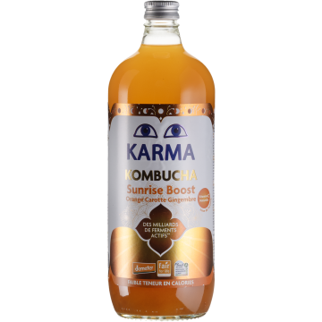Напій ферментований Комбуча "Sunrise Boost" органічний 1л, Karma