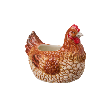 Горщик керамічний Курка 18x14x16см Perla, Wikholm Form