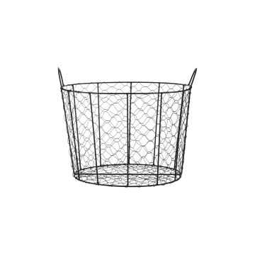 Корзина металева чорна 36x25+5см Glea, Wikholm Form
