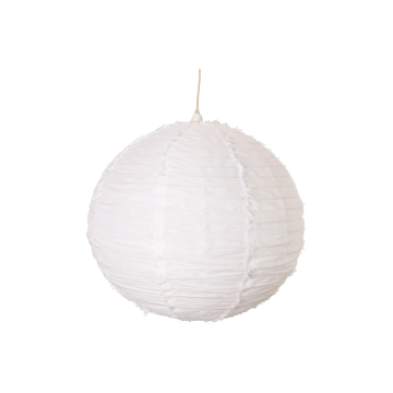 Світильник стельовий білий з лляним абажуром 76x76 +150см (220-240В) Flores, Wikholm Form