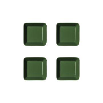 Набір тарілок темно-зелених 12х12см (4шт в пак) Teеma, Iittala
