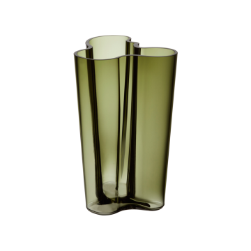 Ваза скляна темно-зелена 25,1см Aalto, Iittala