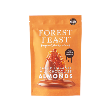 Мигдаль з солоною карамеллю в молочному шоколаді 120г, Forest Feast
