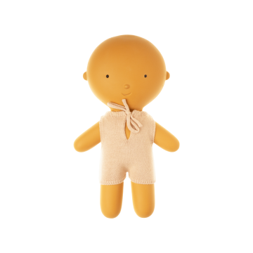 Пупс з натурального каучуку "Персик" 31см Gommu Baby, Wearegommu