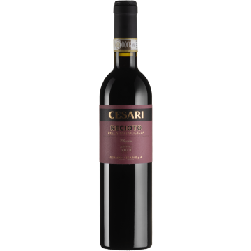 Вино Cesari Recioto della Valpolicella Classico / Речото делла Вальполічелла Классіко 2020, червоне солодке, 0.5 л