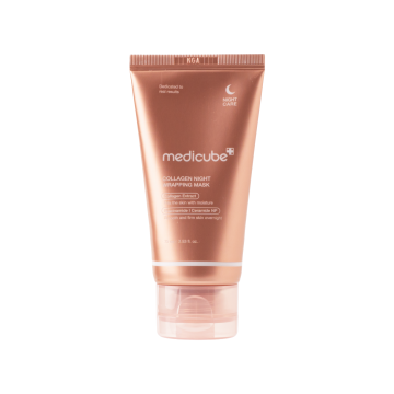 Маска для обличчя зміцнююча нічна колагенова 75мл Collagen night wrapping mask, Medicube