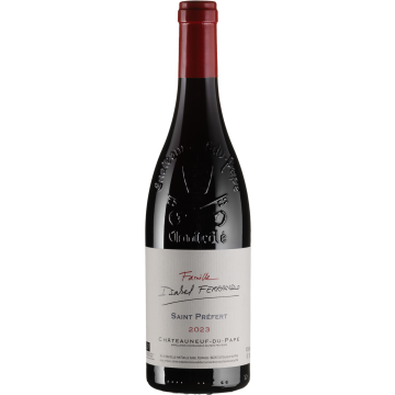 Вино Domaine Saint Prefert Chateauneuf du Pape Famille Isabel Ferrando Red / Шатоньоф дю Пап Фаміль Ізабель Феррандо 2023, червоне сухе, 0.75 л
