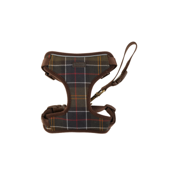 Шлея для собак в клітину розмір L, Barbour
