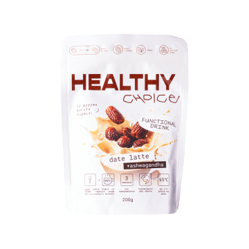 Напій «Фінікове лате» розчинний 200г, Healthy Choice