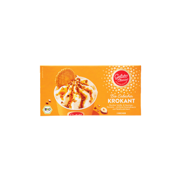Морозиво пломбір ванільне з лісовим горіхом та нугою 14% 2х200мл, Gelato Classico