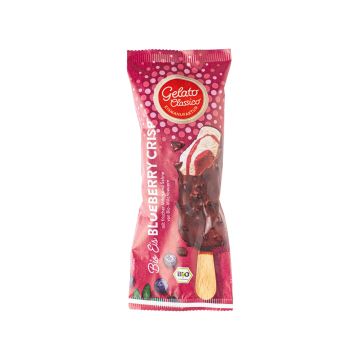 Морозиво пломбір з чорницею та шоколадом 21% 90мл, Gelato Classico
