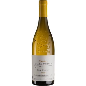 Вино Domaine Saint Prefert Chateauneuf du Pape Famille Isabel Ferrando White / Шатоньоф дю Пап Фаміллє Ізабель Феррандо Вайт 2025, 0.75 л