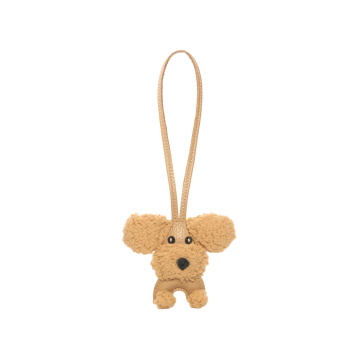 Брелок PawKey шкіряний білий, Maltipoo Shop