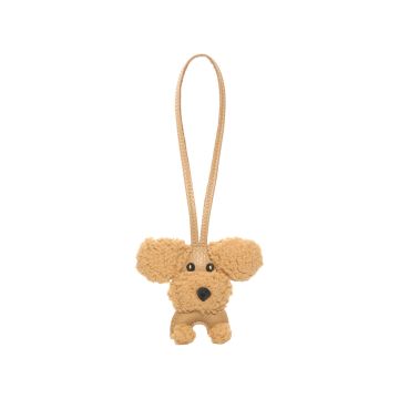 Брелок PawKey шкіряний білий, Maltipoo Shop