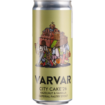 Пиво Varvar Varvar City Cake 2026 Hazelnut, 0.33 л