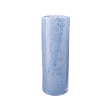 Ваза скляна пастельно-блакитного кольору 32х12см Cylinder, Henry Dean