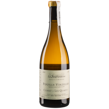 Вино La Soufrandiere Pouilly-Vinzelles Climat Les Quarts Cuvee Zen / Пульї-Ванзель Кліма Ле Кварц Кюве Зен 2019, біле сухе, 0.75 л