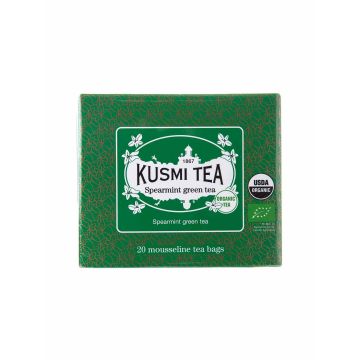 Чай зелений М'ята органічний пакет. 20х2г, Kusmi Tea