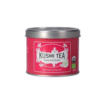 Чай чорний Чотири Червоних Фрукти органічний 100г, Kusmi Tea
