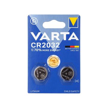 Батарейка CR 2032 BLI 2 LITHIUM, VARTA